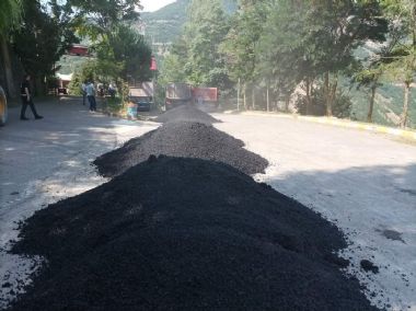Sıcak Asfalt Çalışması (Süme-Cayra-Karacukur Mah.)